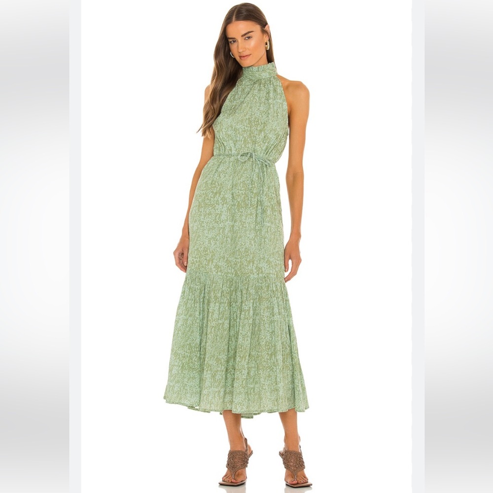 CLEOBELLA MACI ANKLE DRESS - SPLASH